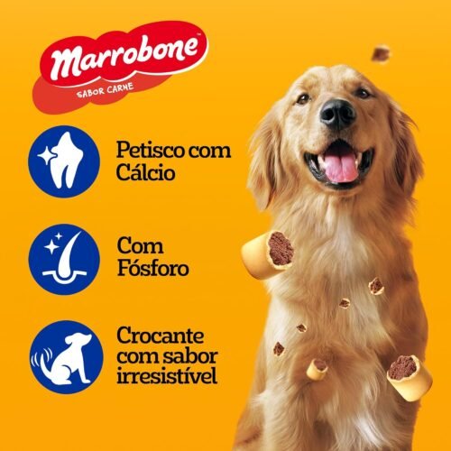 Pedigree Biscoito Para Cachorros Pedigree Marrobone Carne Adultos 500G - Image 2