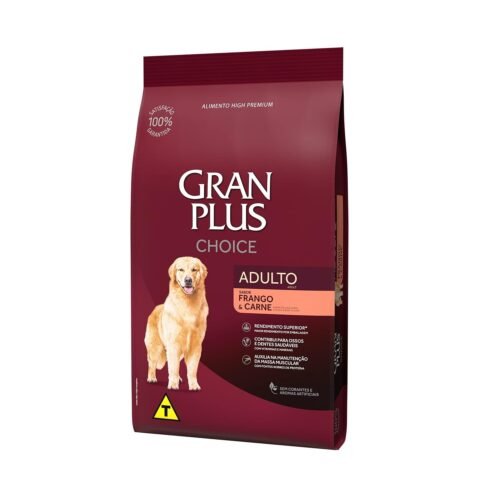 Affinity Granplus - Choice Cães Adultos Frango Carne, Ração Guabi, 15Kg