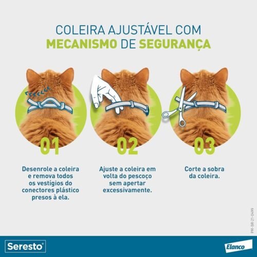 Coleira Seresto Anti-Carrapatos E Pulgas Para Cães E Gatos De Até 8Kg - Image 5