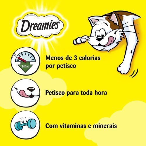 Dreamies - Petisco Para Gatos Carne Adultos 40G - Image 4