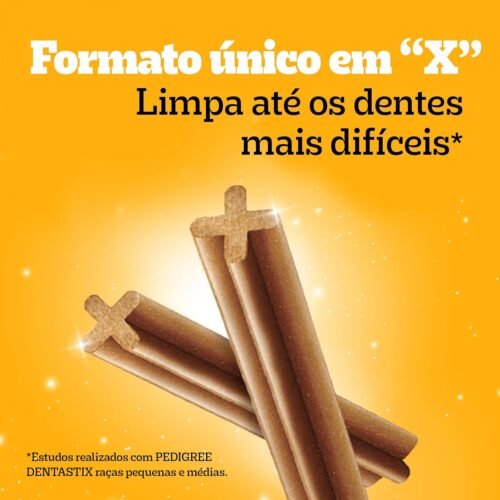 Pedigree Petisco Pedigree Dentastix Cuidado Oral Para Cães Adultos Raças Médias 7 Unidades - Image 4