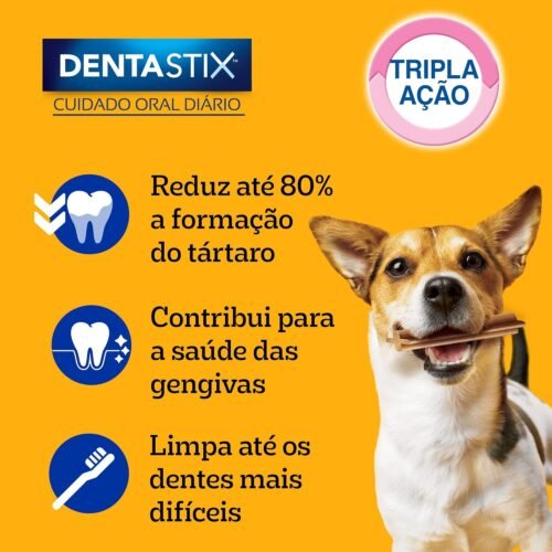 Pedigree Petisco Pedigree Dentastix Cuidado Oral Para Cães Adultos Raças Pequenas 7 Unidades - Image 2