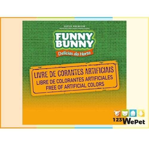 Supra Funny Bunny Delícias Da Horta - Alimento Para Coelhos - 500G - Image 4