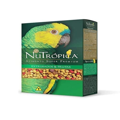 Nutropica Ração Nutrópica Para Papagaio Sabor Frutas - 600G