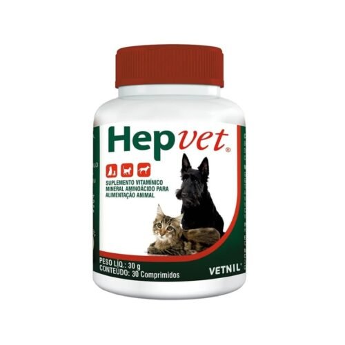 Vetnil Hepvet 30 Comprimidos Vetnil