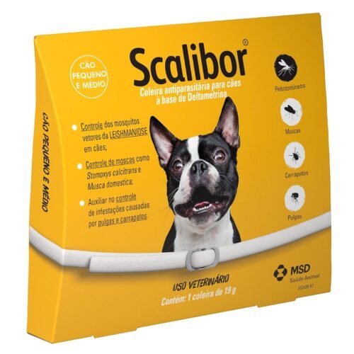 Scalibor Coleira Antiparasitária 48Cm Para Cães Scalibor Para Cães, 48 Cm