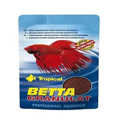 Zkmagic Ração Betta Granulat Sachê 5G Tropical Tropical Para Peixes