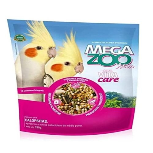 Megazoo Ração Mix Calopsitas 350G